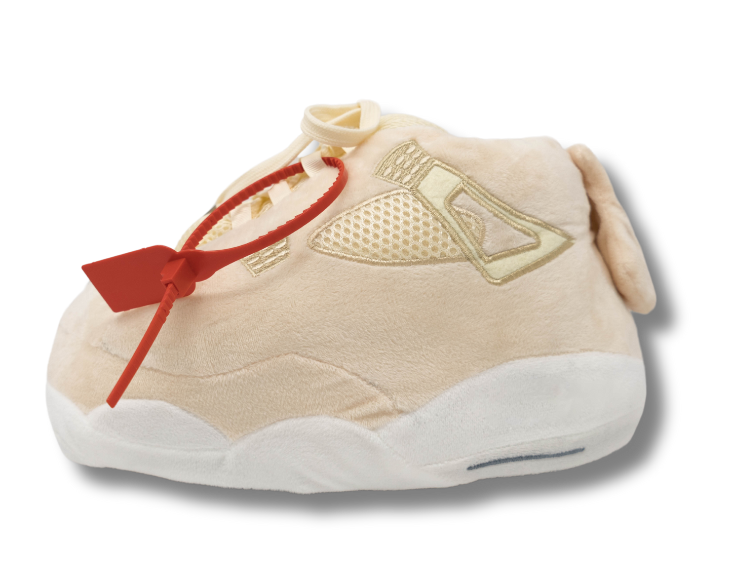 Plush Kickz - Beige & White