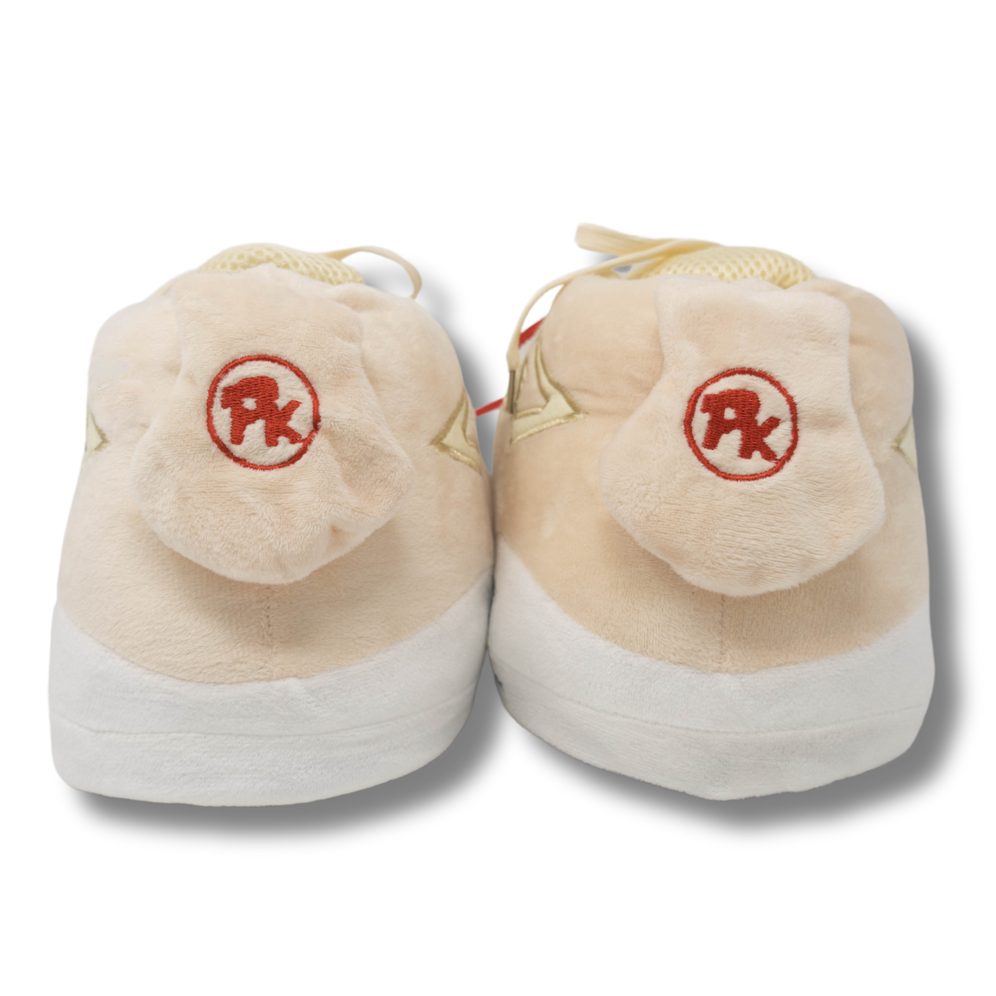 Plush Kickz - Beige & White
