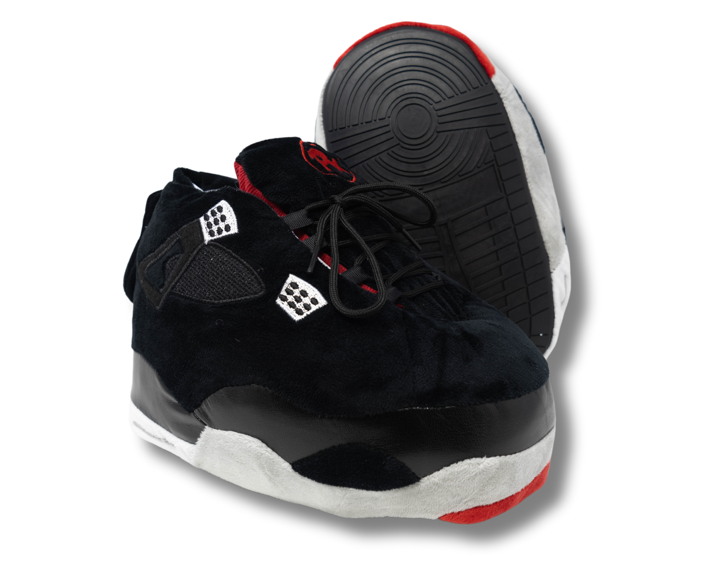 Plush Kickz - Black & Red