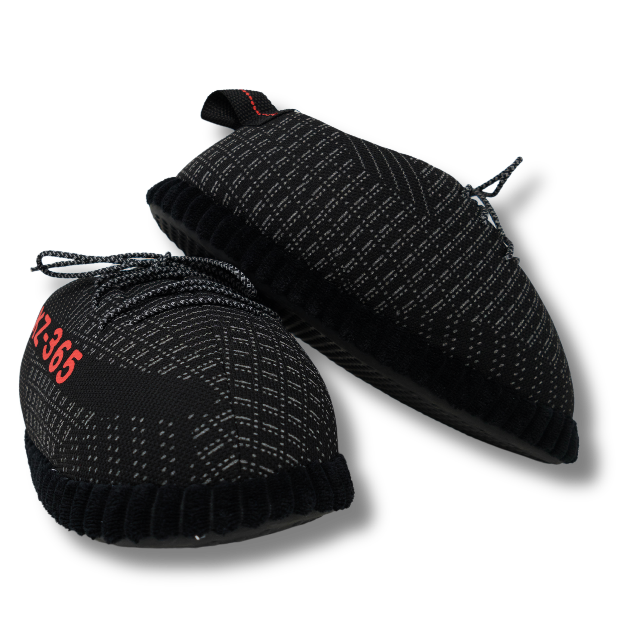 Plush Kickz PLKZ 365's - Black Reflective & Red