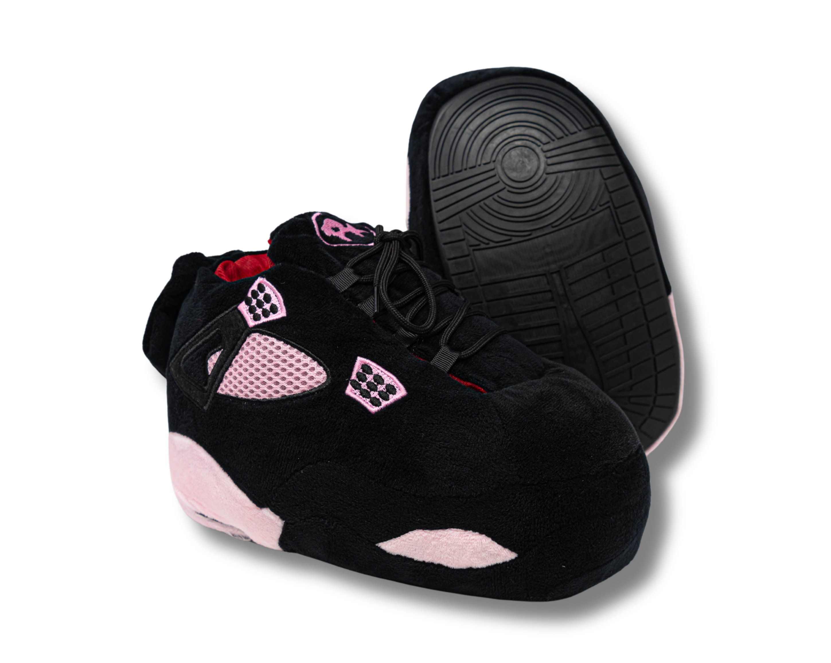 Plush Kickz - Black & Pink