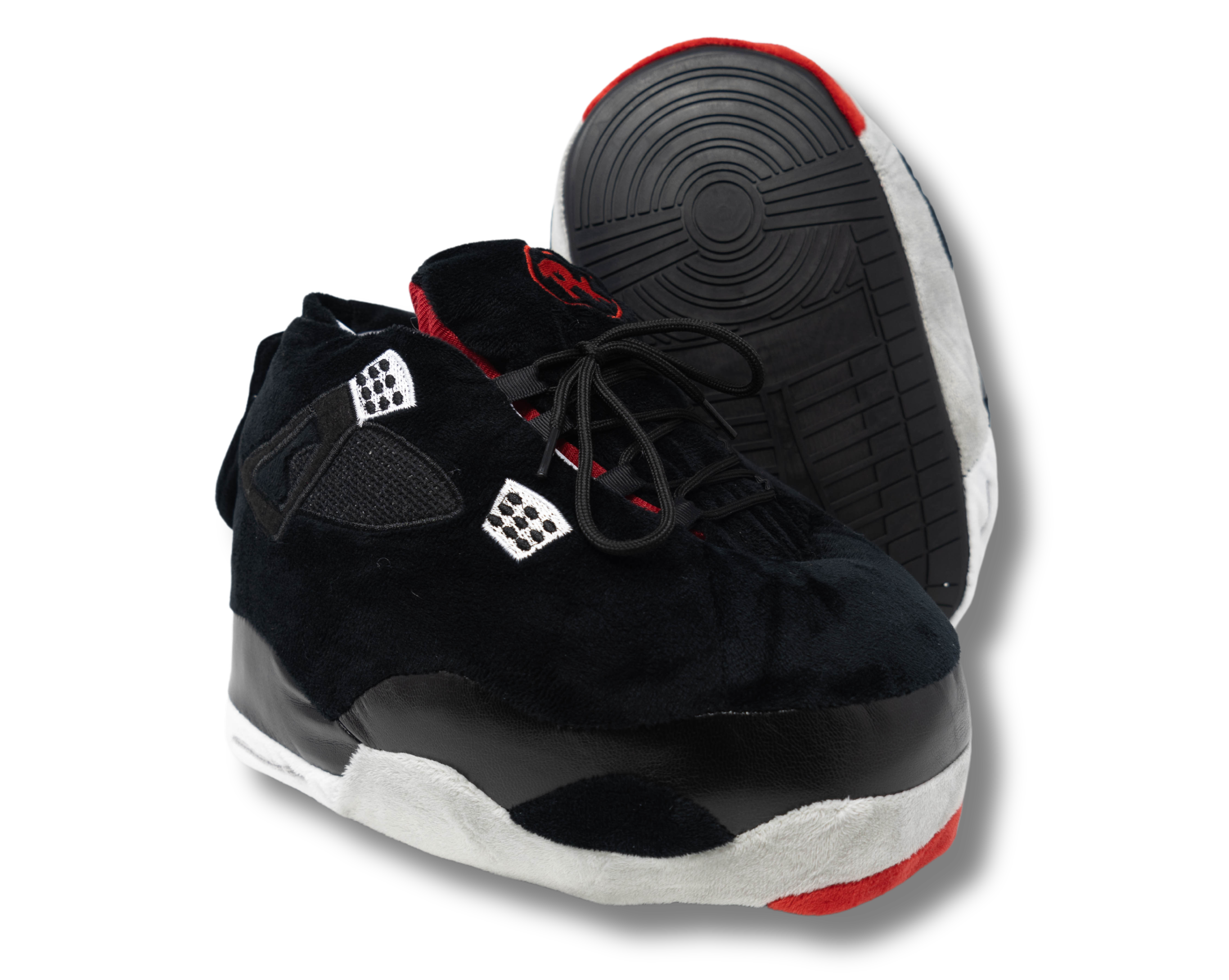 Plush Kickz - Black & Red