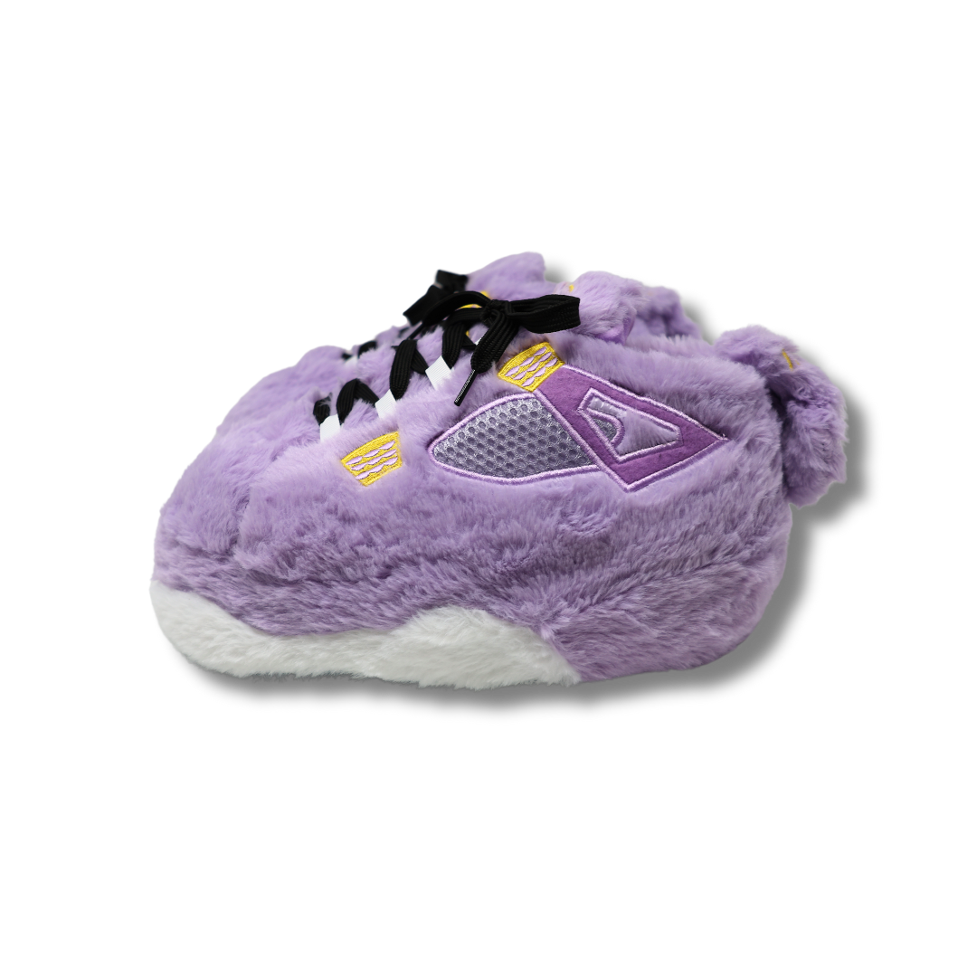 Plush Kickz - Purple & White