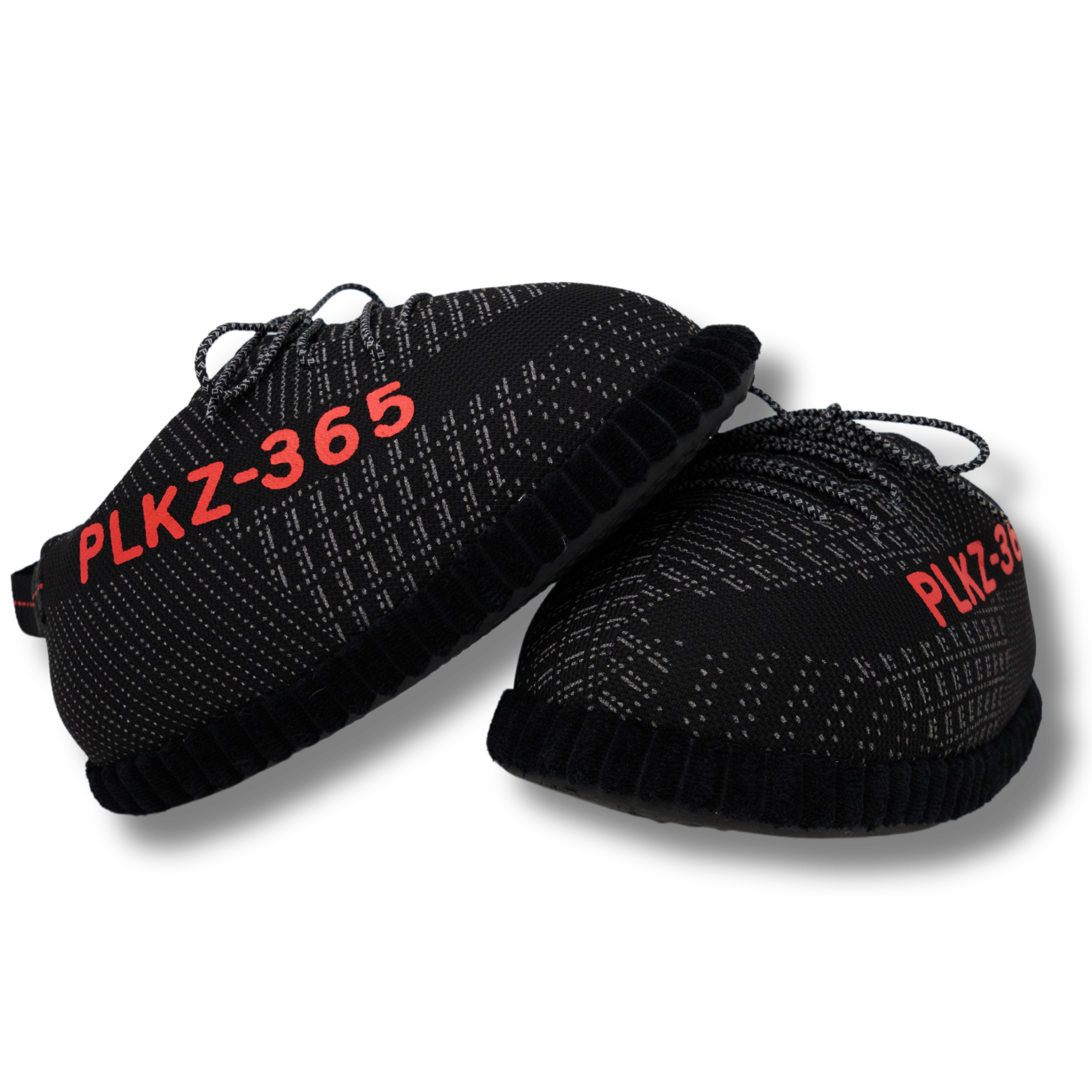 Plush Kickz PLKZ 365's - Black Reflective & Red
